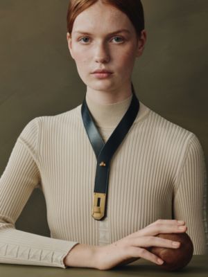 Overkelly lariat necklace, View: Worn, worn, view 2 of 3