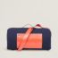 Odyssee Terre Duffle bag, bleu marine/capucine