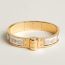 Grand Apparat hinged bracelet, orfèvre jaune or/blanc