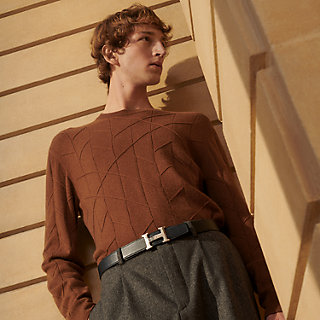 HERMES　エルメス ベルトバックル　フォーブル 5382_faubourg 5382 Faubourg belt buckle & Reversible leather strap 32 mm