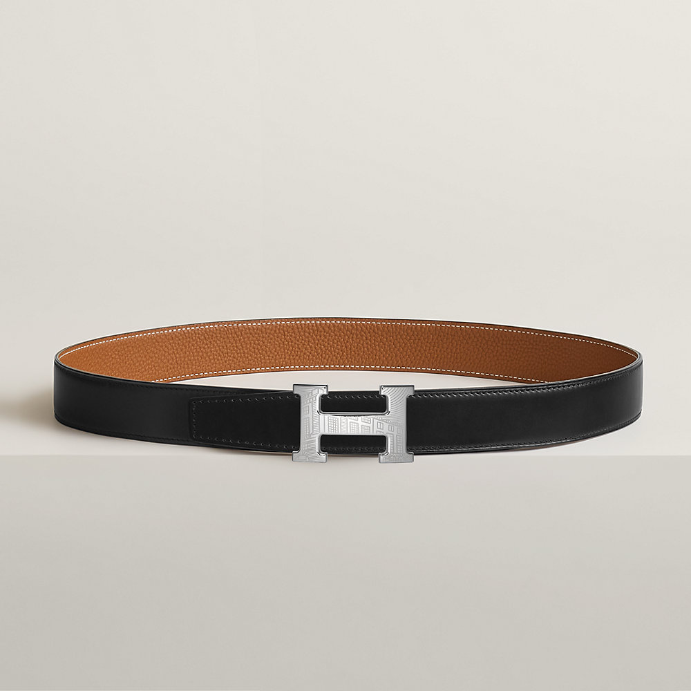 5382 Faubourg belt buckle & Reversible leather strap 32 mm | Hermès UK