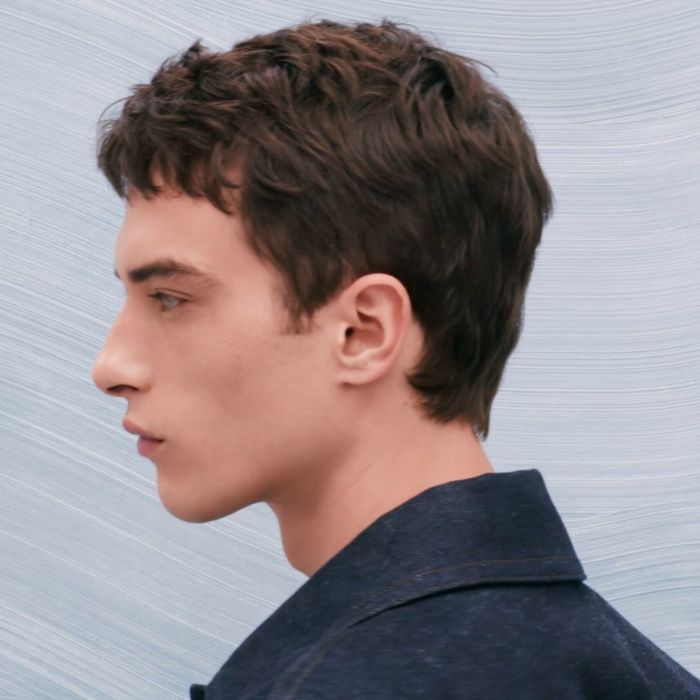 エルメス HERMES デニムジャケット ノーカラー アウター 34赤レッド デニムジャケット | Hermès - エルメス-公式サイト