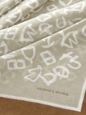 Calligraphie Equestre scarf 140, View: Detail, detail, view 3 of 3