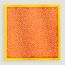 Calligraphie Equestre scarf 140, mandarine/jaune vif/blanc