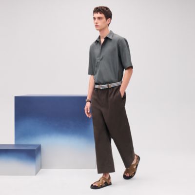 HERMES JOEL TROUSERS 46 スラックス 2タックパンツ HERMES JOEL TROUSERS 46 スラックス 2タックパンツ