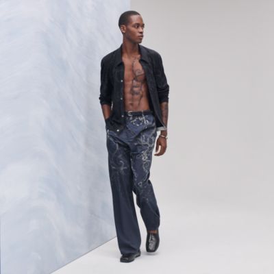 mk　エルメス　パンツ　綿パン　ネイビー　紺　ズボン　46 48 Mサイズ mk エルメス パンツ 綿パン ネイビー 紺 ズボン 46 48 Mサイズ