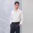 Camisa fit, blanc