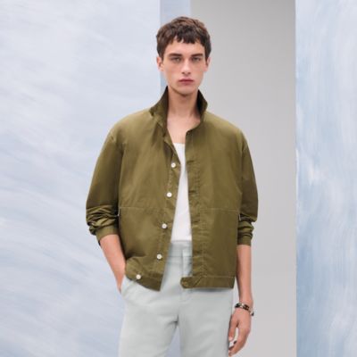 "Pique plie" buttoned jacket