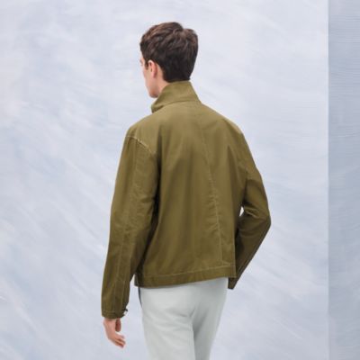 "Pique plie" buttoned jacket