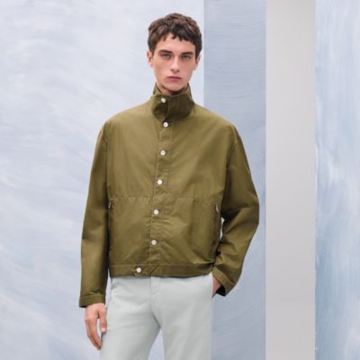 "Pique plie" buttoned jacket