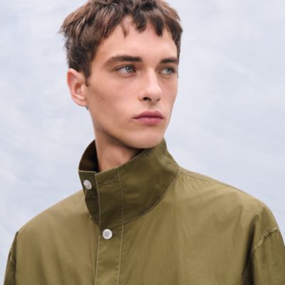 "Pique plie" buttoned jacket