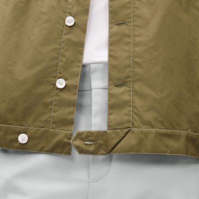 "Pique plie" buttoned jacket