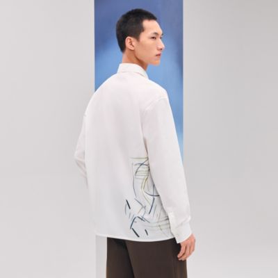 "Esquisse Au Galop" boxy fit shirt