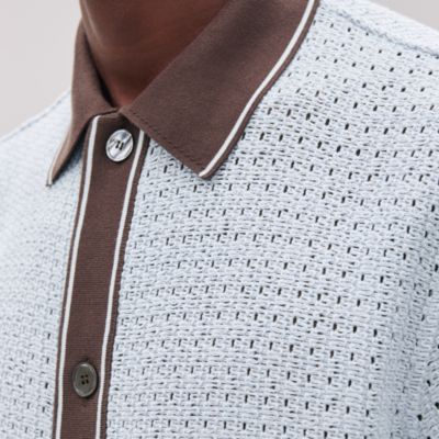 "Ajoures colores" short-sleeve shirt