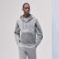 Suéter com capuz e zíper Capsule Sport, gris clair