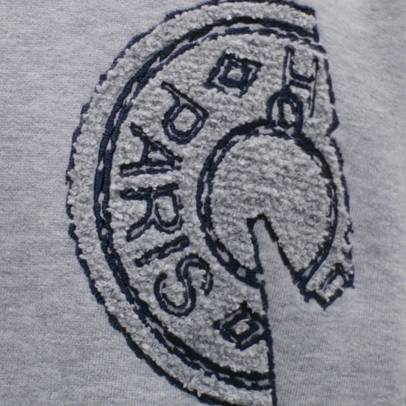 ラウンドネックTシャツ 《クルー・ド・セル》 - グレー - XXS