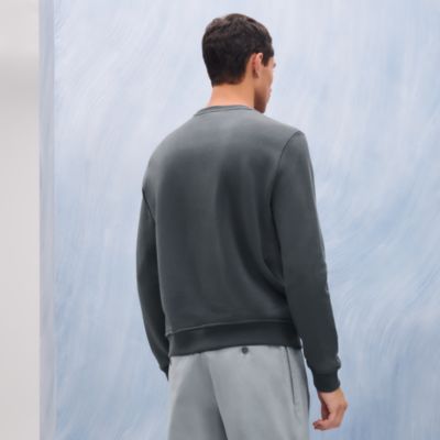 Crewneck sweater with Clou de Selle detail