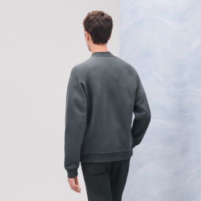 HERMES 水色 ジャケット　新作　新品　エルメス　アウター　スウェット 色彩＆素材の妙が冴えるエルメス──特集：2025年春、ジャケット