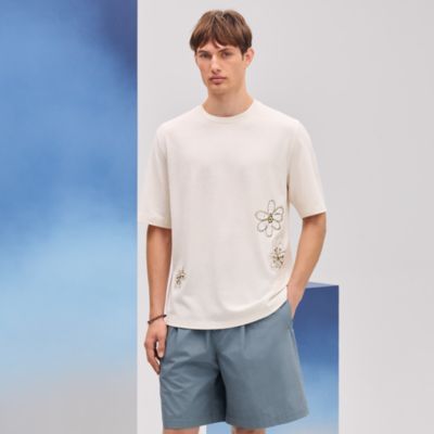"Fleurs Zigzag" T Shirt