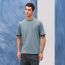 Camiseta "Piqûres sellier", eucalyptus
