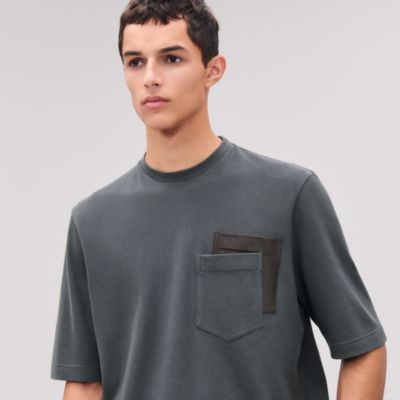 大人カジュアル♪【HERMES】「Calques en H」Tシャツ 日常を格上げ】HERMES HレイヤードTシャツ《カルク アン H》