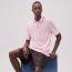 Camisa polo "Piqûres sellier", guimauve