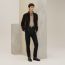 Rib-trim jacket, brun