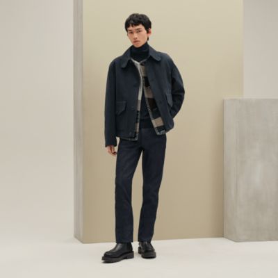 Straight cut jacket - Brown - 60 | Hermès Macau SAR