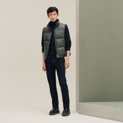 シルクタイ 7 cm 《モール・トリコロール》 - グレー | Hermès