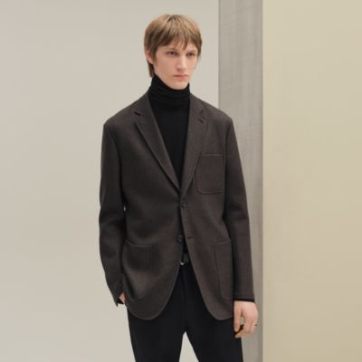 ジャケット・アウター HERMES 2021SS WITH LEATHER H POCKETS Zipped