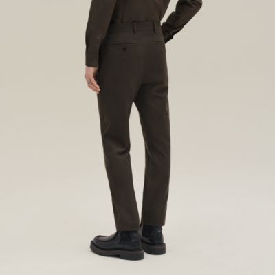パンツ HERMES CLASSICAL STRAIGHT TROUSERS HERMES(エルメス) マルジェラ期スラックスパンツ ナチュラル サイズ 36