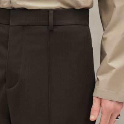 希少 HERMES button gimmick pants 46 Hermès Men's Pants and Shorts | Hermès Hong Kong SAR
