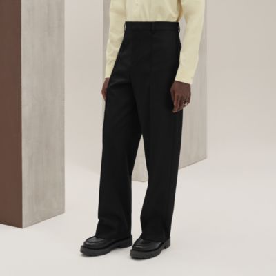 エルメス　パンツ　黒　サイズ56(LLくらい) 中古・古着通販】HERMES (エルメス) スラックス ブラック サイズ