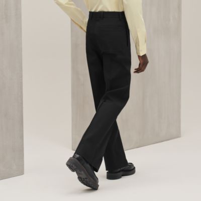 HERMES パンツ サイズ40 中古・古着通販】HERMES (エルメス) パンツ ネイビー サイズ