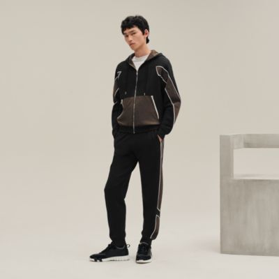 Sport capsule zipped hooded sweater | Hermès USA