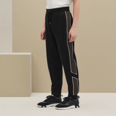 HERMES シルク ブラックパンツ 38 パジャマパンツ - ブラック | Hermès - エルメス-公式サイト