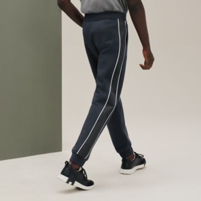 エルメス トラックパンツ ジャージ ウールパンツ HERMES 黒 ブラック エルメス トラックパンツ ジャージ ウールパンツ HERMES 黒 ブラック