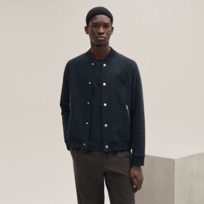 エルメス　現行品　ロングブルゾン 紺色　新品 エルメス 現行品 ロングブルゾン 紺色 新品 エルメス 現行品