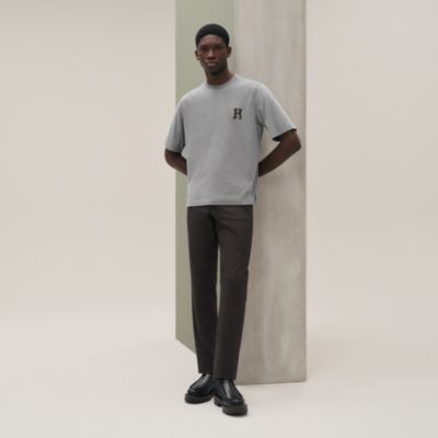 HERMES ストライプ Tシャツ SM HERMES - エルメス シャツ セリエボタン リネン ストライプ