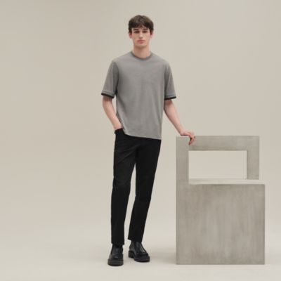 HERMES ストライプ Tシャツ SM HERMES オレンジストライプ Tシャツ SM