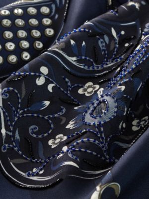 Tous en Selle Exceptional embroidered scarf 90, View: Detail, detail, view 5 of 6