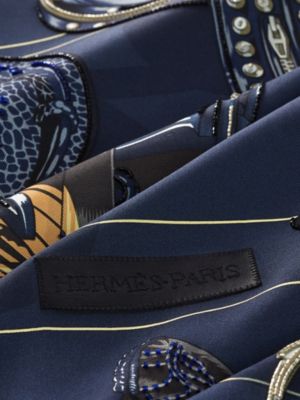 Tous en Selle Exceptional embroidered scarf 90, View: Detail, detail, view 6 of 6
