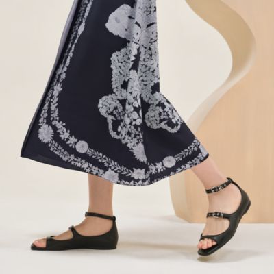 "Brides de Gala en Fleurs Esquisse" flared skirt