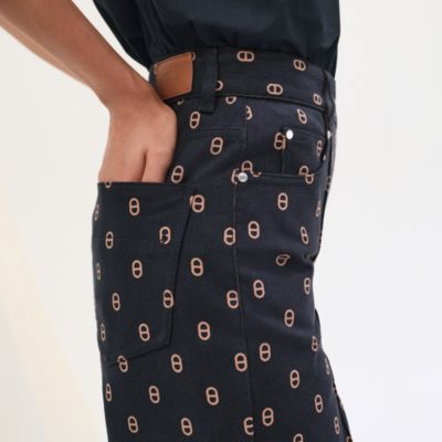 "Chaine d'Ancre" pleated pants