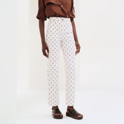 "Chaine d'Ancre" pleated pants