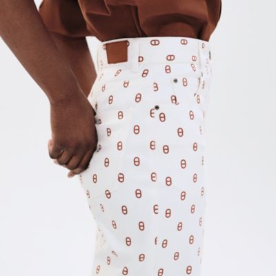 "Chaine d'Ancre" pleated pants