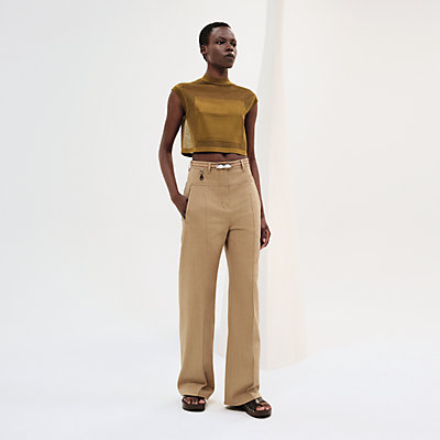 High-waisted chino pants | Hermès Australia High-waisted chino pants | Hermès Australia