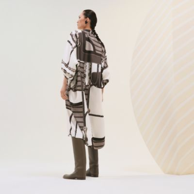 "Coaching Remix" caftan dress