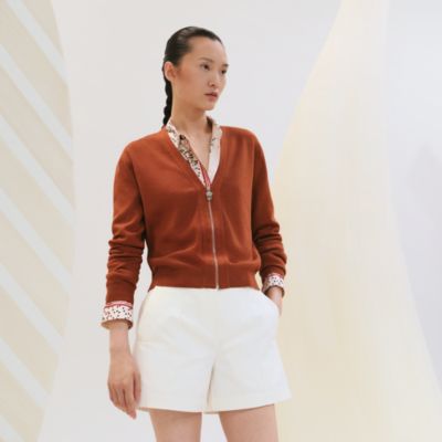 Zipped cardigan