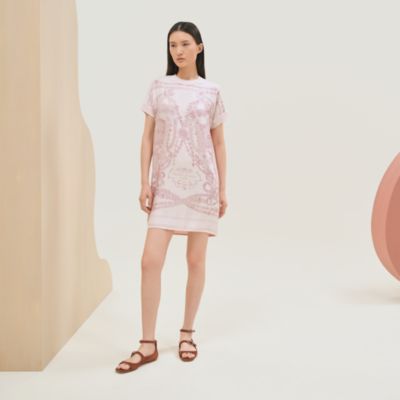 パーティードレス Gardenia-Lace Silk-ette Caftan Gown Gardenia - Sheer lace cape - Style # TH015